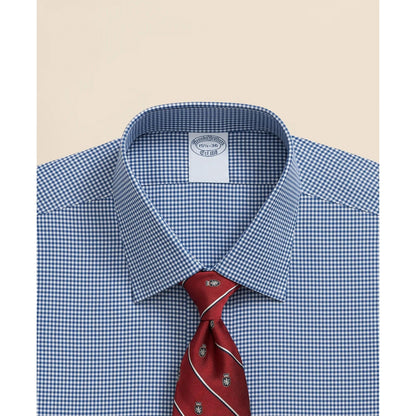 Brooks Brothers Explorer Collection Non-Iron Twill Ainsley Collar Gingham, Dress Shirt