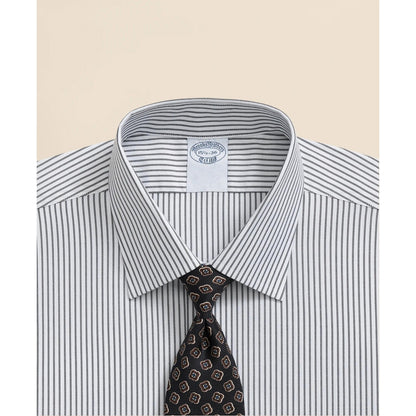 Brooks Brothers Explorer Collection Non-Iron Twill Ainsley Collar Striped, Dress Shirt