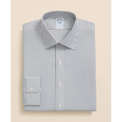 Brooks Brothers Explorer Collection Non-Iron Twill Ainsley Collar Striped, Dress Shirt