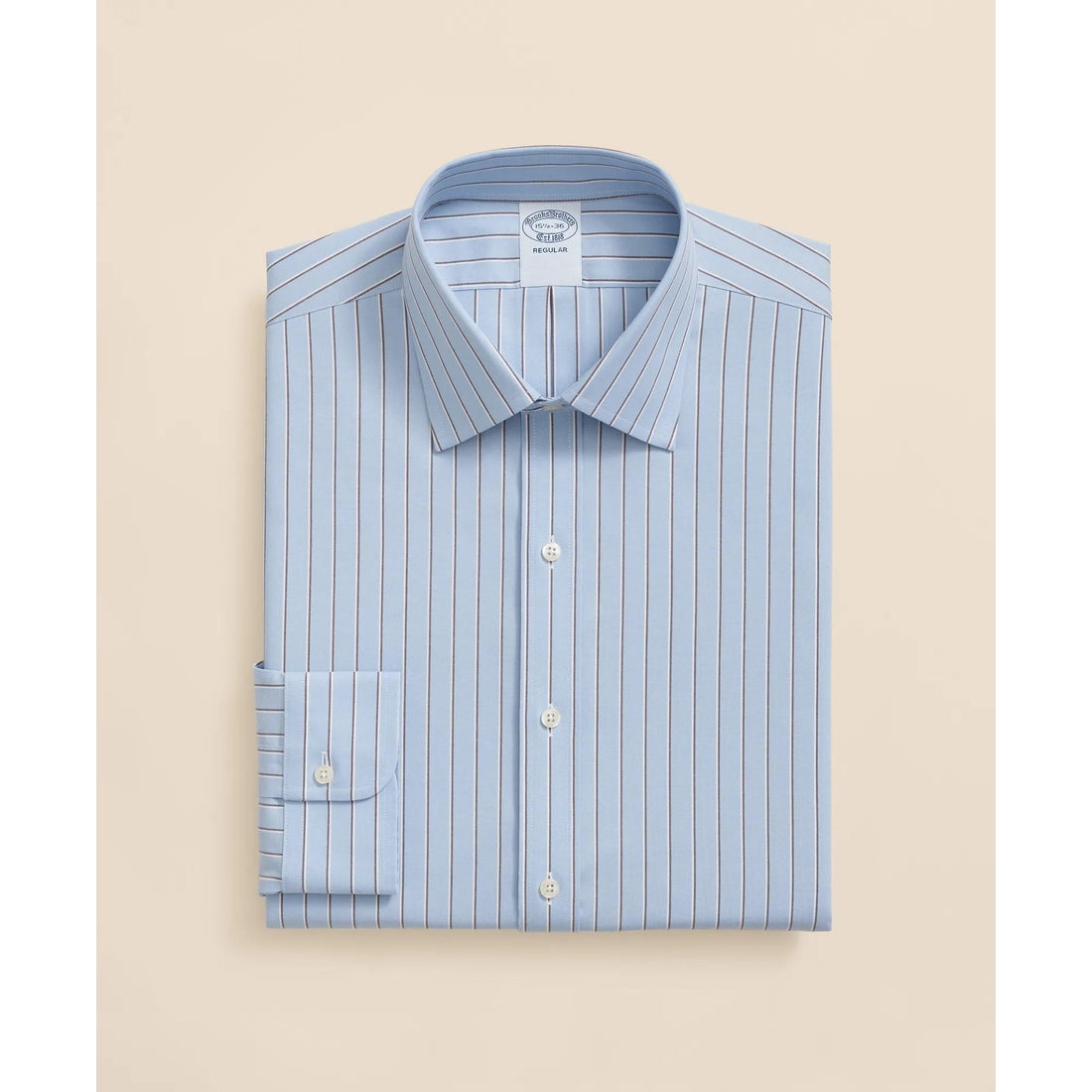 Stretch Supima Cotton Non-Iron Pinpoint Oxford Ainsley Collar Dress Shirt