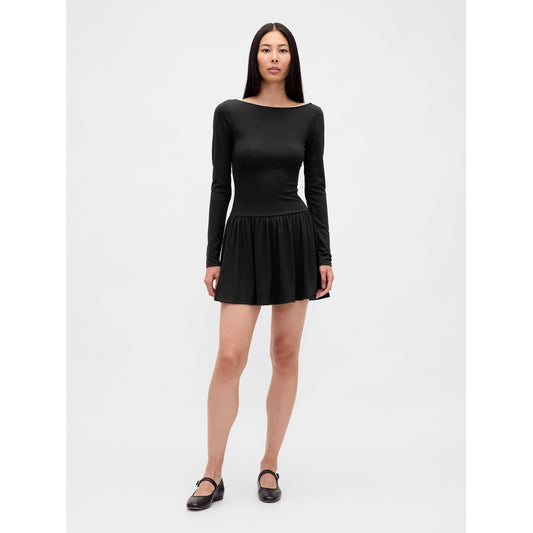 Women's Drop-Waist Mini Dress
