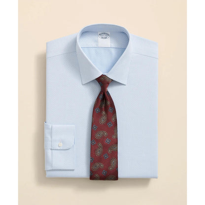Stretch Supima Cotton Non-Iron Dobby Ainsley Collar Dress Shirt