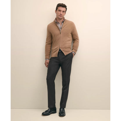 3-Ply Cashmere Full-Zip Cardigan