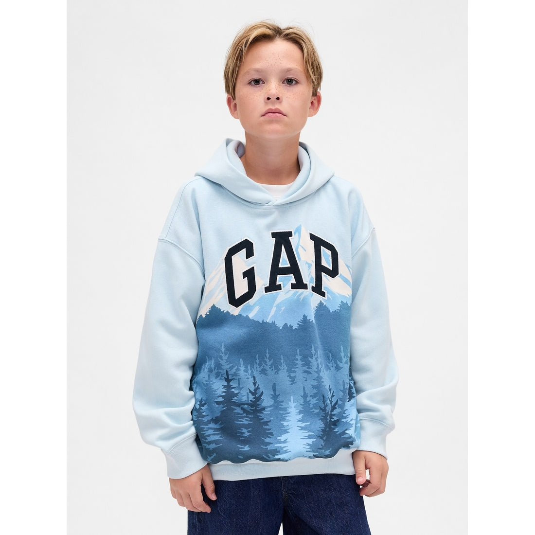 Boys' Vintagesoft Relaxed Logo Hoodie