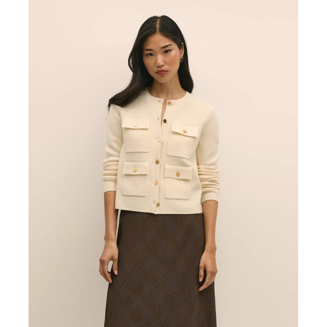 Merino Wool Sweater Jacket