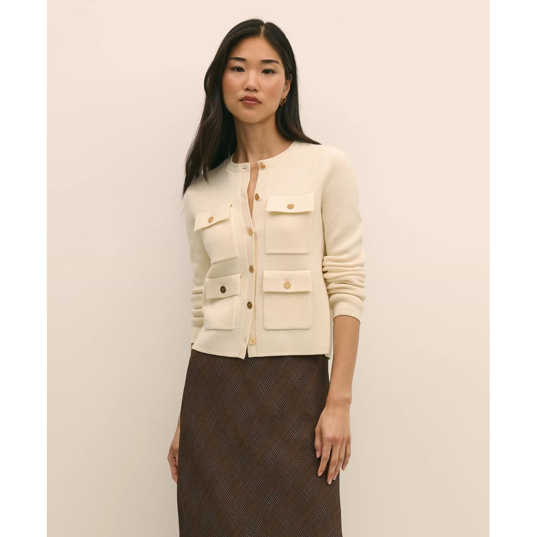 Merino Wool Sweater Jacket