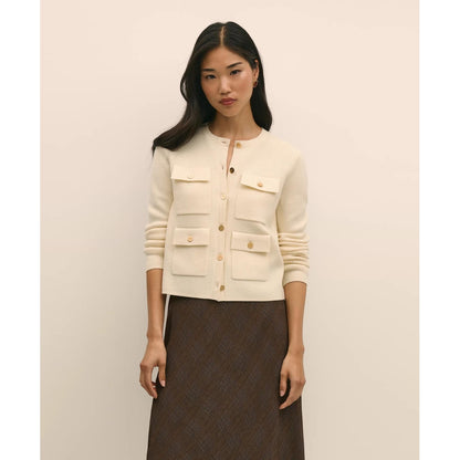 Merino Wool Sweater Jacket