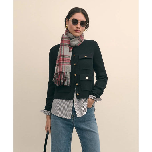 Merino Wool Sweater Jacket