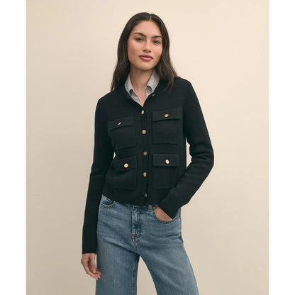 Merino Wool Sweater Jacket