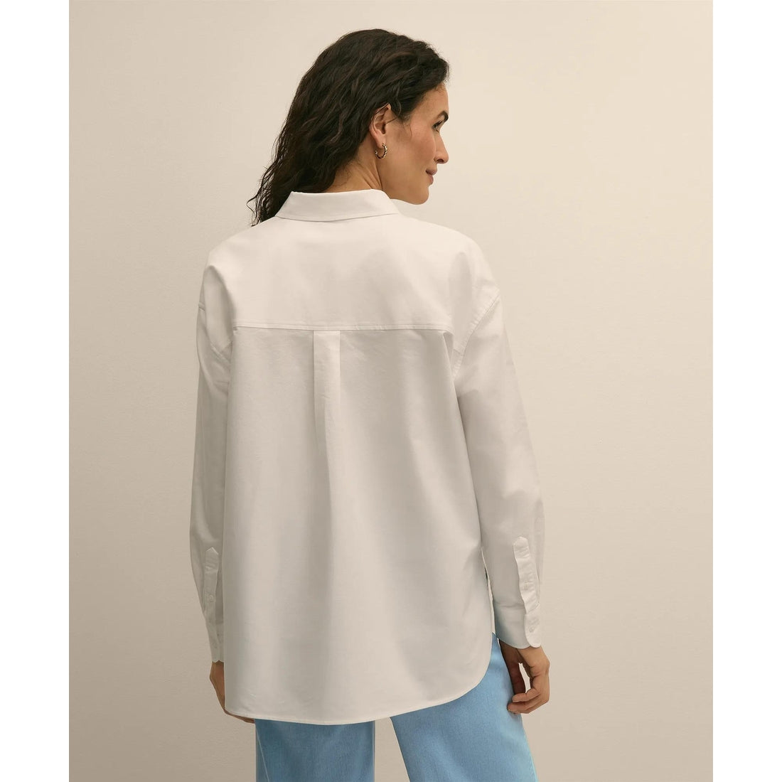 Oversized Cotton Oxford Shirt
