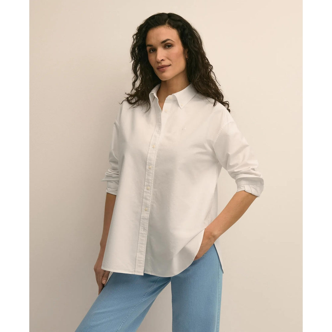 Oversized Cotton Oxford Shirt