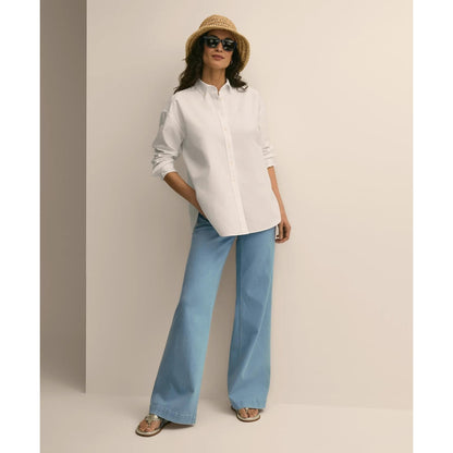 Oversized Cotton Oxford Shirt