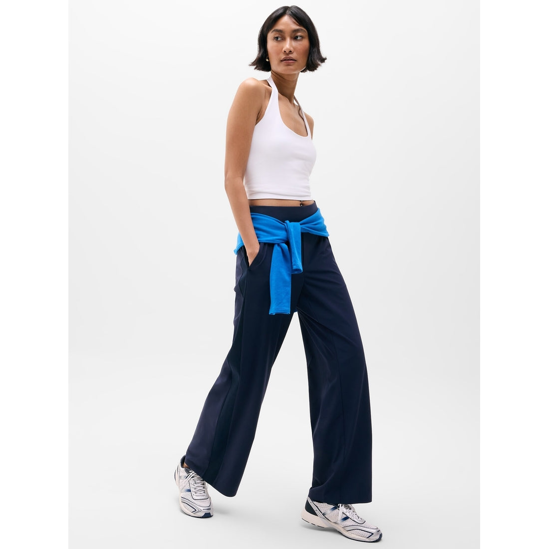 Women's Brooklyn Mid Rise Wide Leg Pant