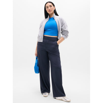 Women's Brooklyn Mid Rise Wide Leg Pant