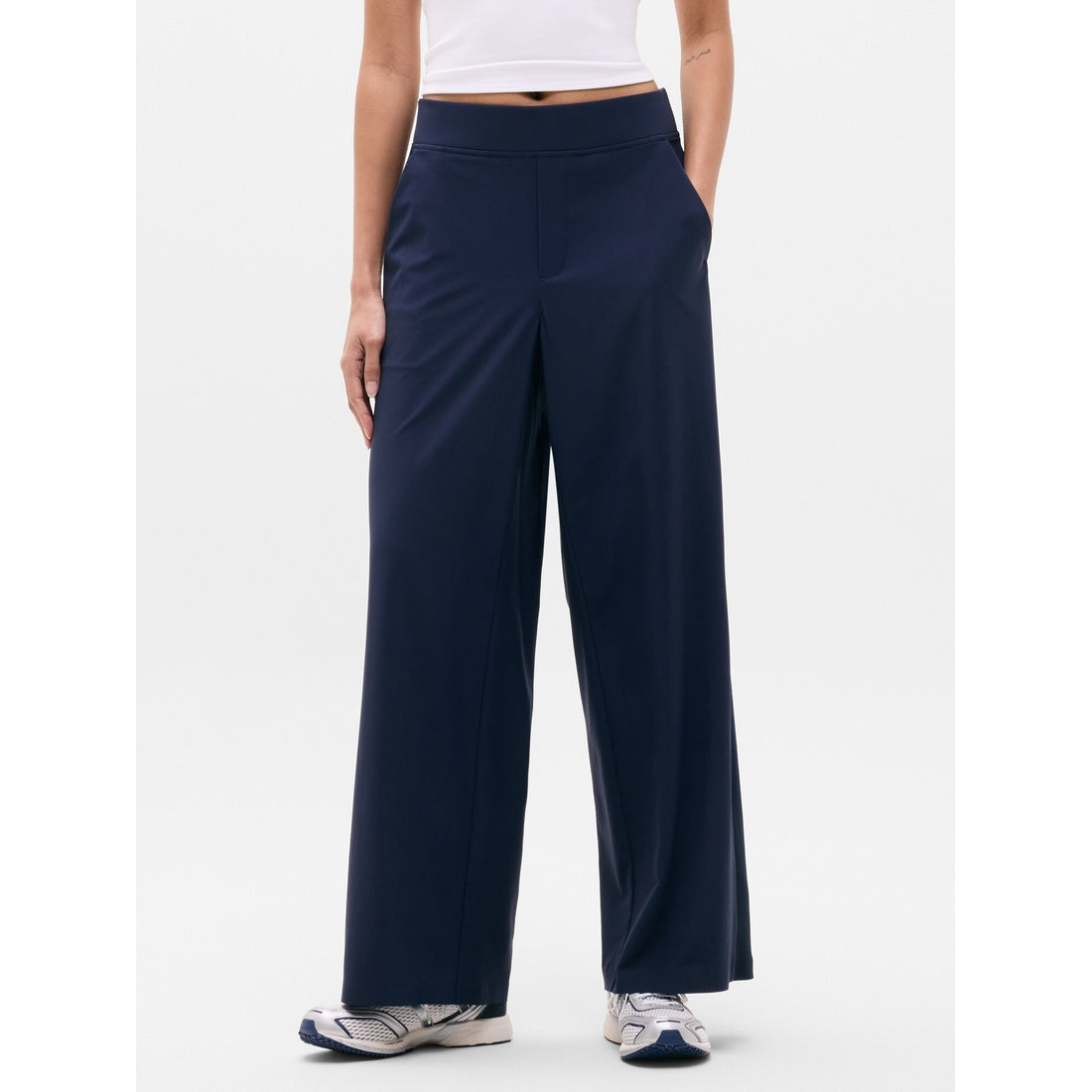 Women's Brooklyn Mid Rise Wide Leg Pant