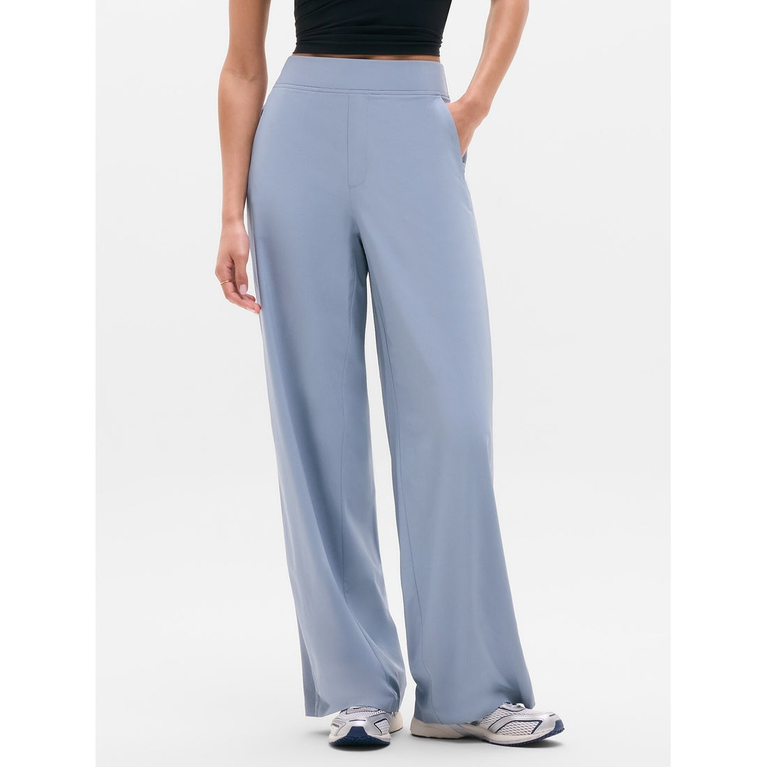 Women's Brooklyn Mid Rise Wide Leg Pant