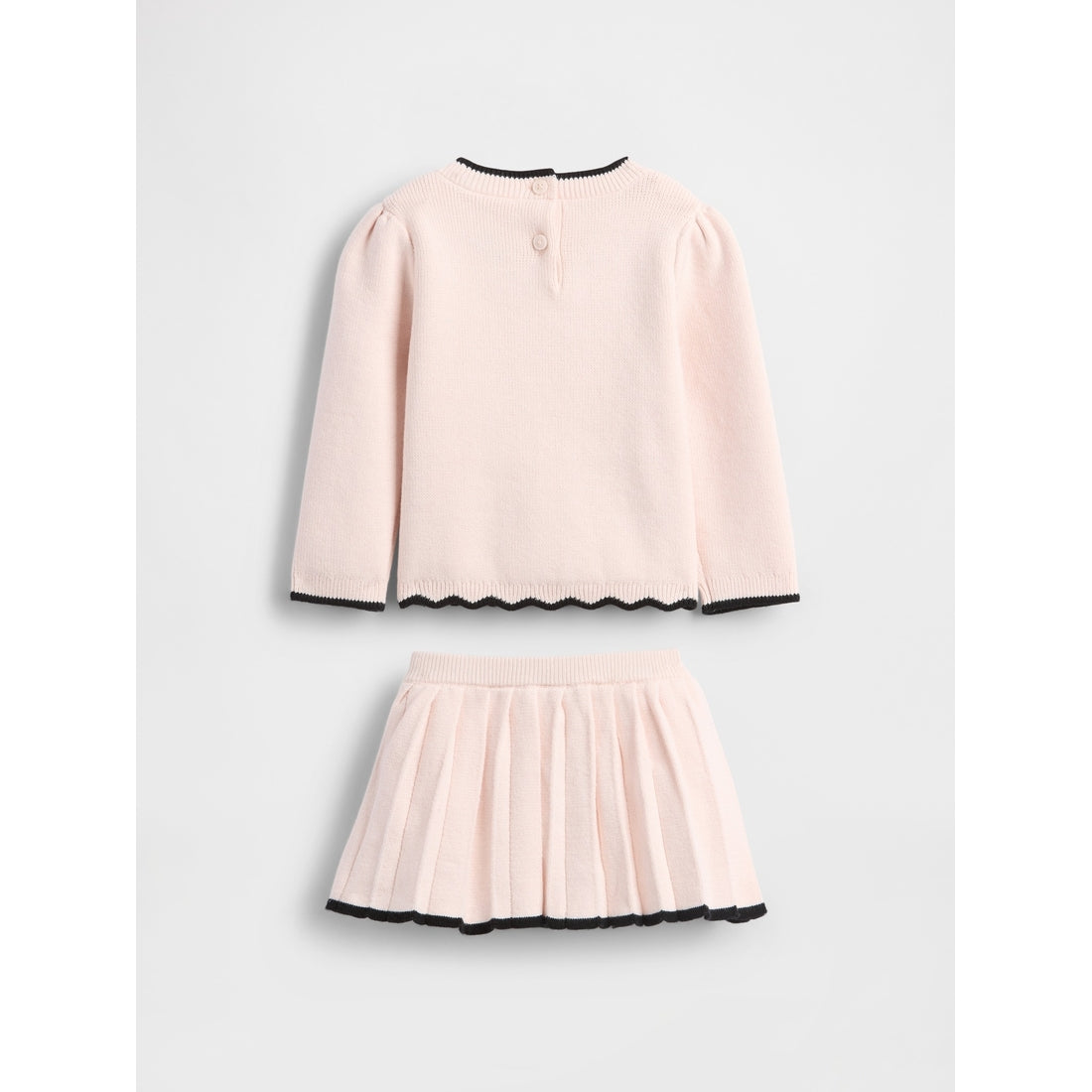 Baby Bow Sweater Skort Set