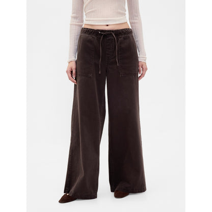 Women's Mid Rise Easy Baggy Pants