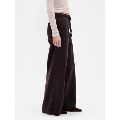 Women's Mid Rise Easy Baggy Pants