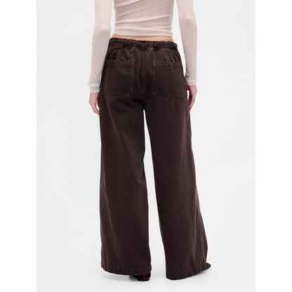 Women's Mid Rise Easy Baggy Pants