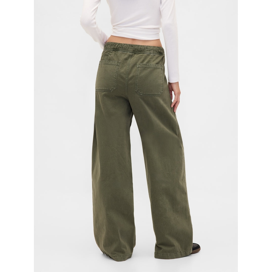 Women's Mid Rise Easy Baggy Pants
