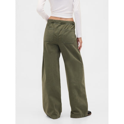 Women's Mid Rise Easy Baggy Pants
