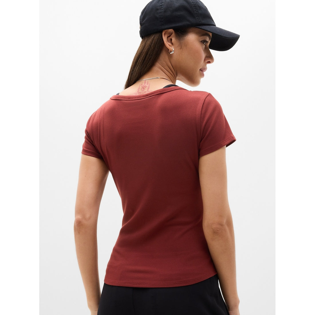 Women's Signature Rib Scoop Tee