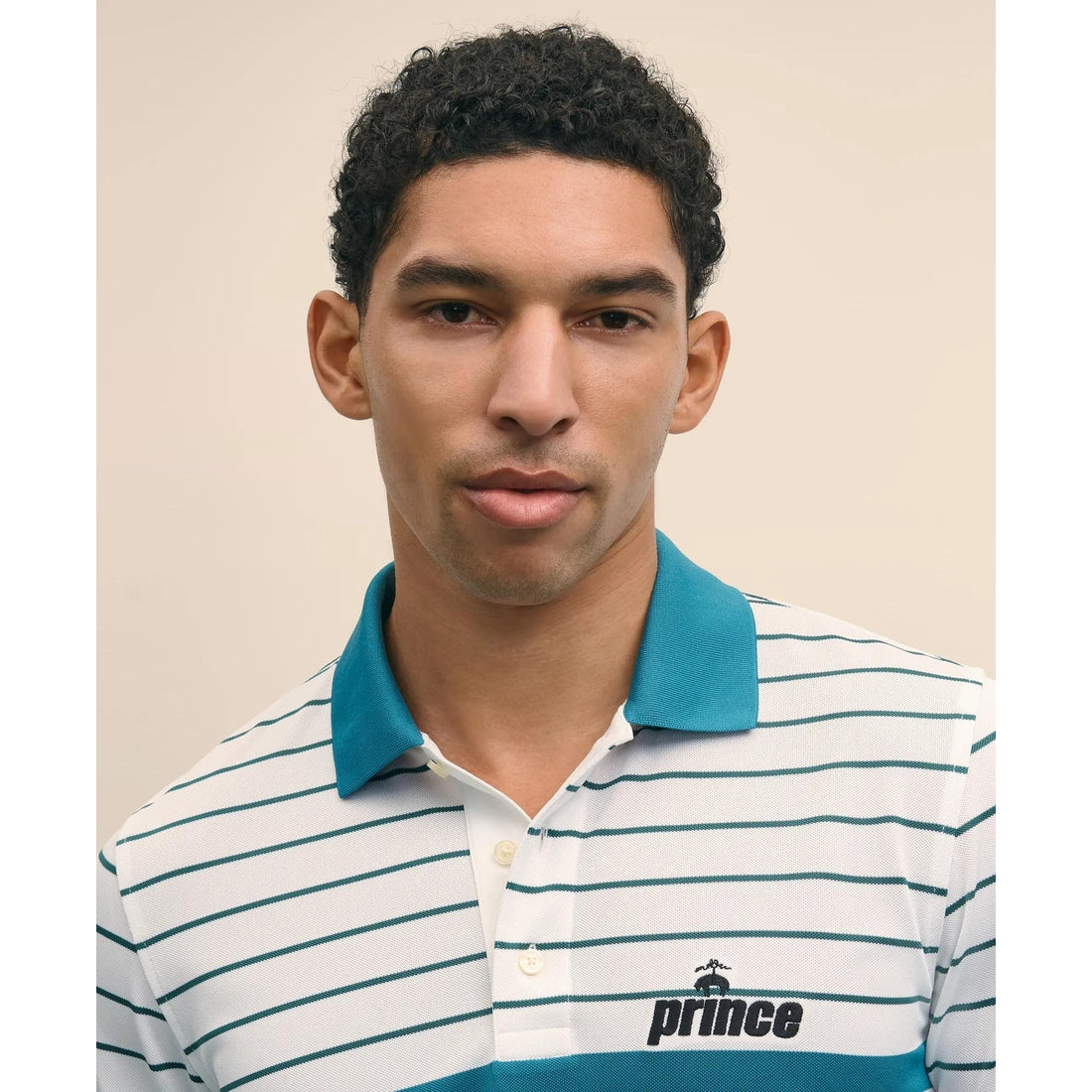 Brooks Brothers X Prince Short-Sleeve Striped Pique Polo