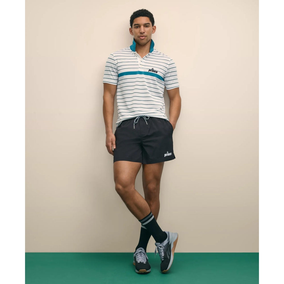 Brooks Brothers X Prince Short-Sleeve Striped Pique Polo