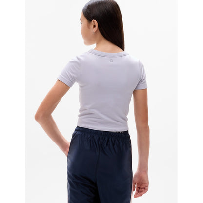 Athleta Girl Rise Above Rib Scoop Tee