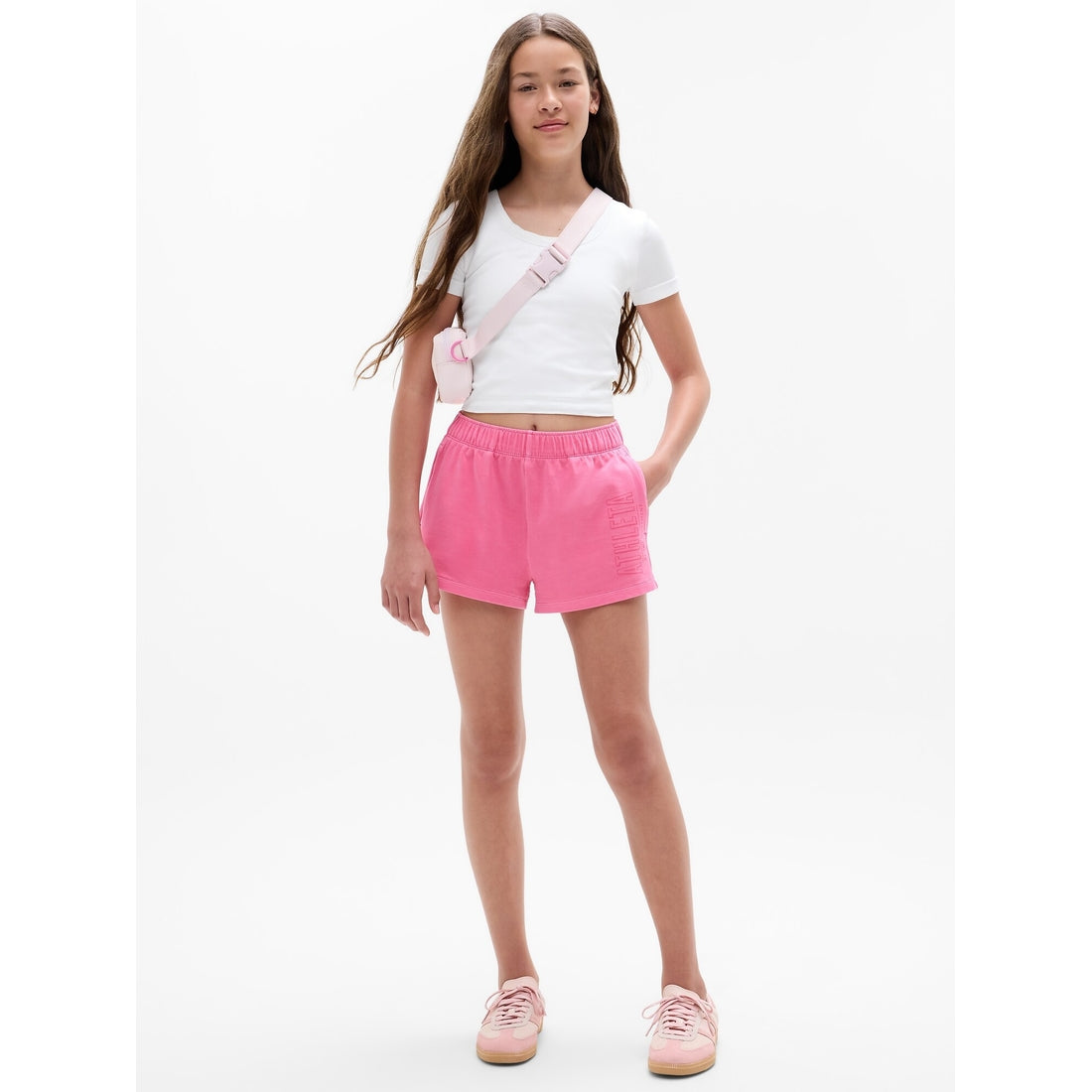 Athleta Girl Rise Above Rib Scoop Tee