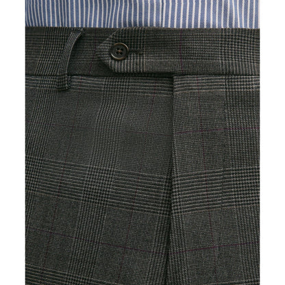 Brooks Brothers Explorer Collection Slim Fit Wool Overcheck Suit Pants