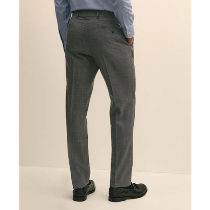 Brooks Brothers Explorer Collection Slim Fit Wool Overcheck Suit Pants