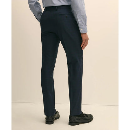 Brooks Brothers Explorer Collection Slim Fit Wool Overcheck Suit Pants