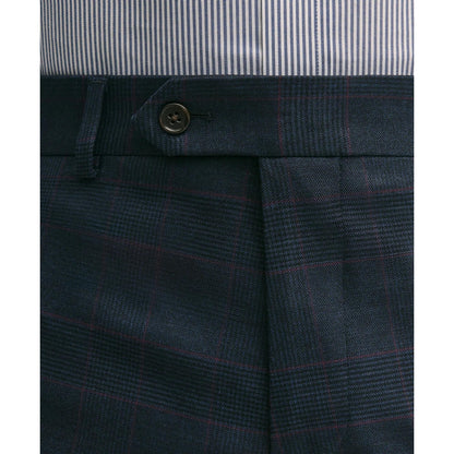 Brooks Brothers Explorer Collection Slim Fit Wool Overcheck Suit Pants