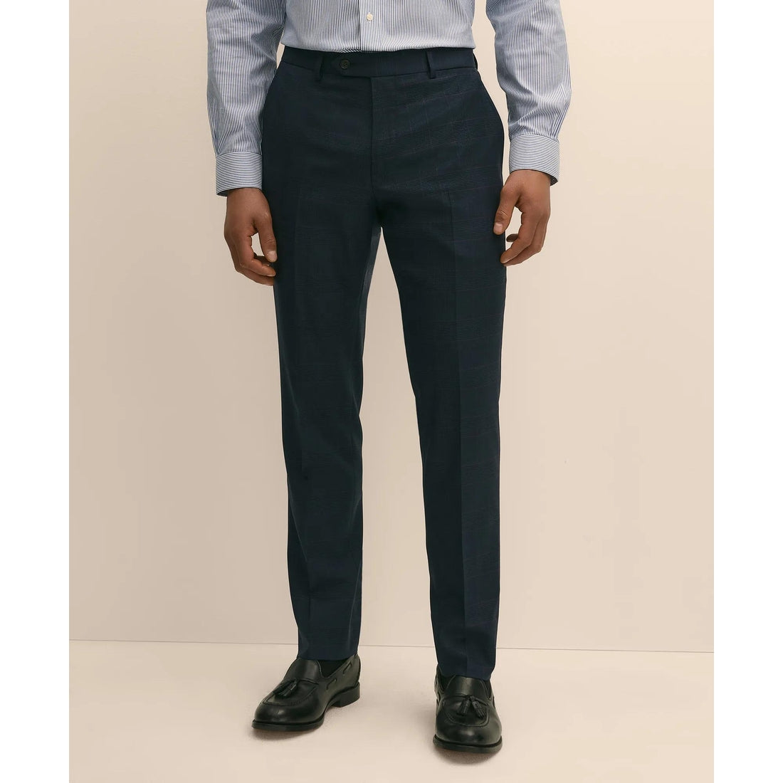 Brooks Brothers Explorer Collection Slim Fit Wool Overcheck Suit Pants