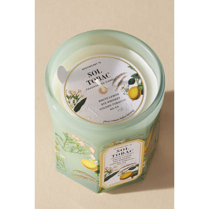 Apothecary 18 Floral Sol Tobac Small Glass Candle by Apothecary 18 by Anthropologie