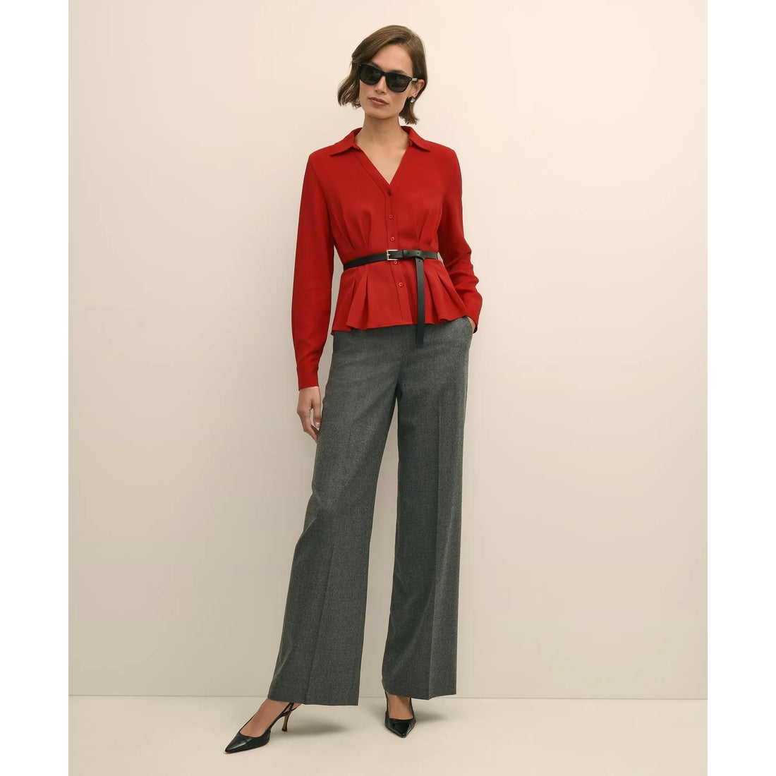 Viscose Peplum Blouse