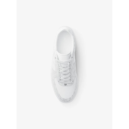 Brady Signature Logo and Leather Sneaker