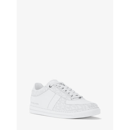 Brady Signature Logo and Leather Sneaker