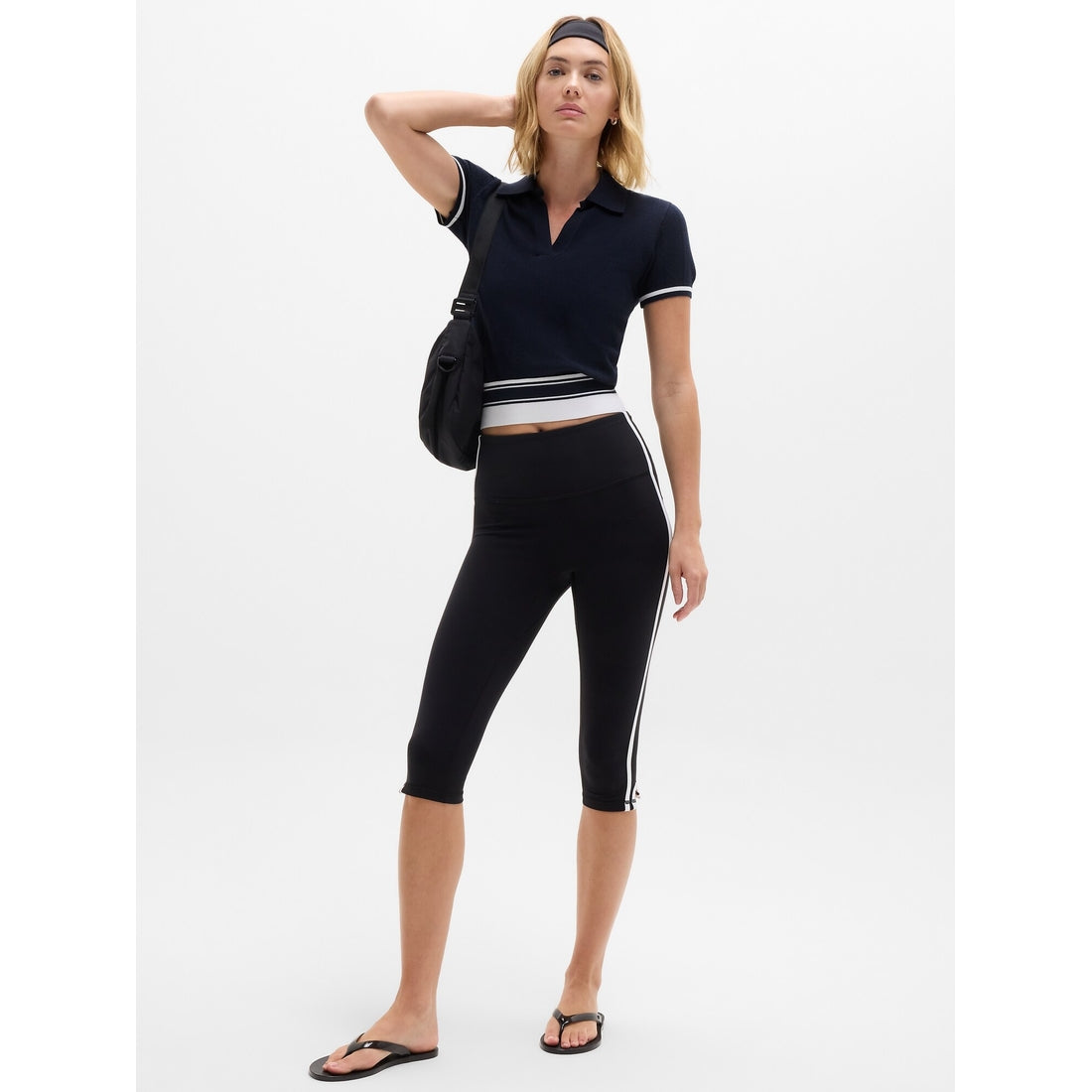 Women's Seamless Polo Tee Sweater