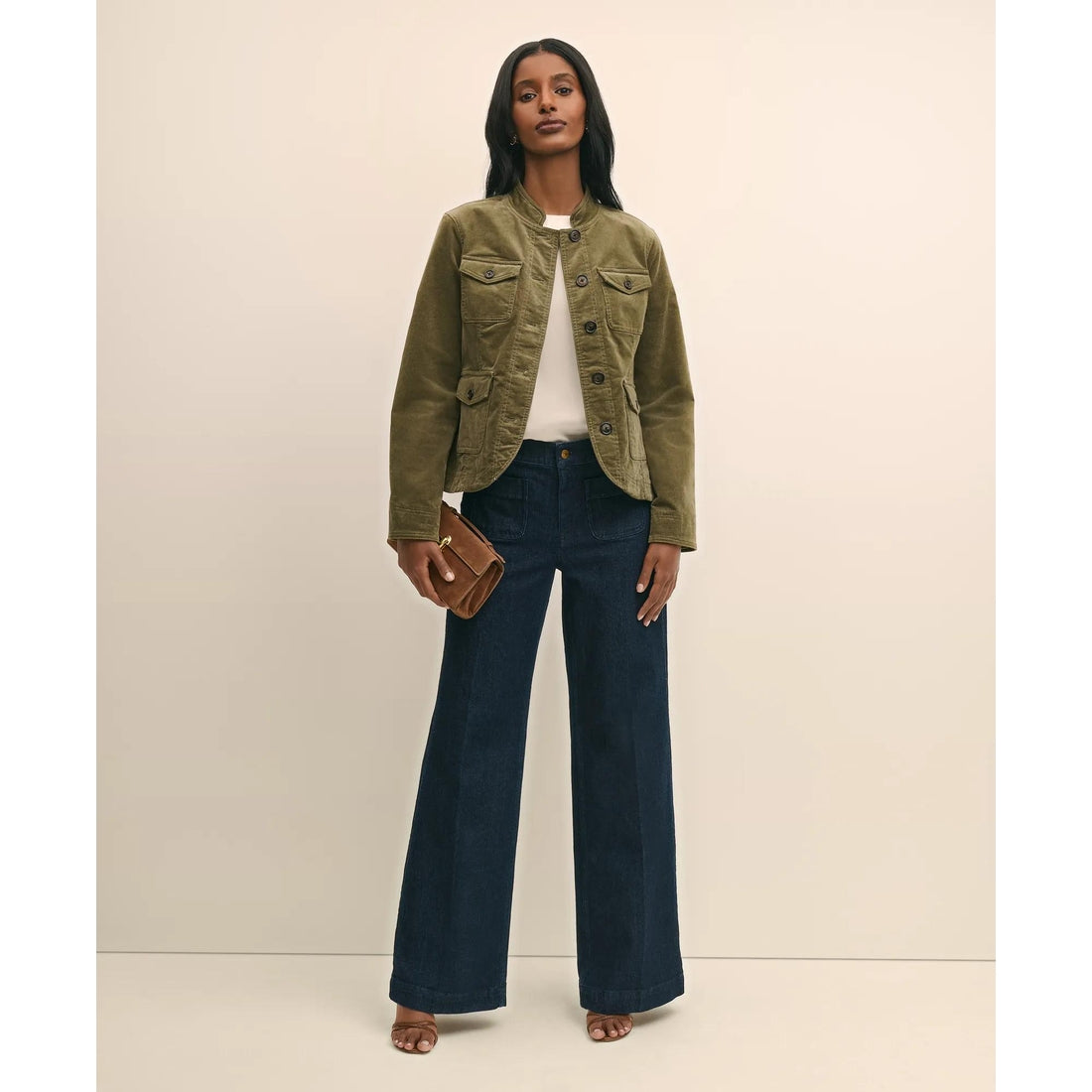 Cotton Blend Corduroy Jacket