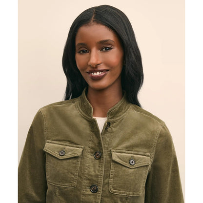 Cotton Blend Corduroy Jacket