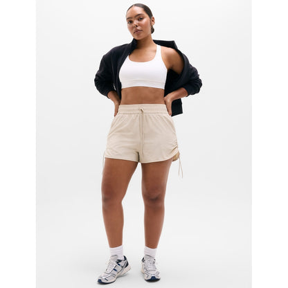 Women's Weekender High Rise Ruched Run Short