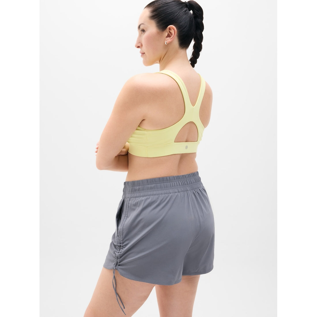 Women's Weekender High Rise Ruched Run Short