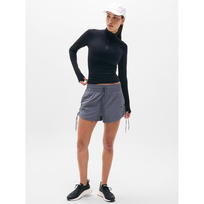 Women's Weekender High Rise Ruched Run Short