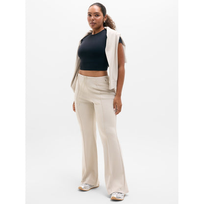 Women's Seasoft Pintuck Mid Rise Flare Pant