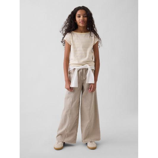 Girls' Twill Baggy Pants