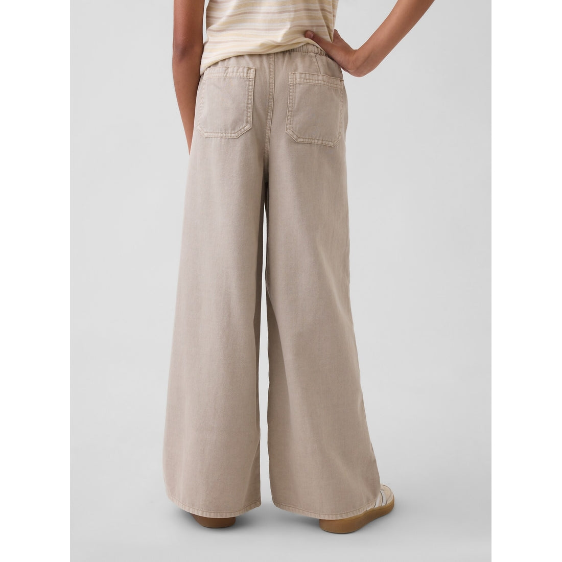 Girls' Twill Baggy Pants