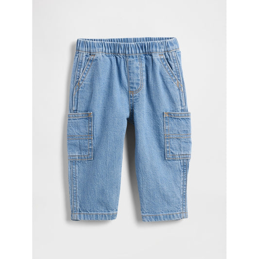 Baby Pull-On Barrel Cargo Jeans